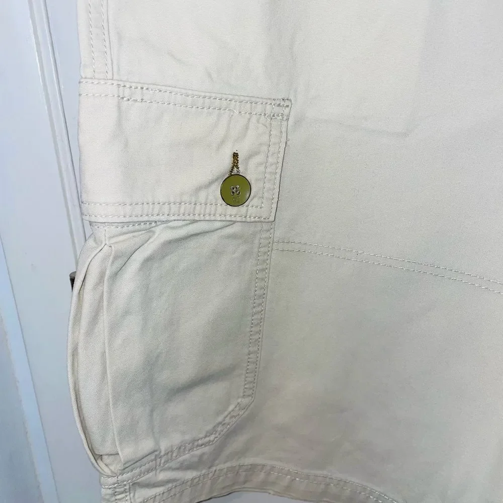 LRG roots generation mens khaki cargo pocket shorts sz 36 - Picture 4 of 9